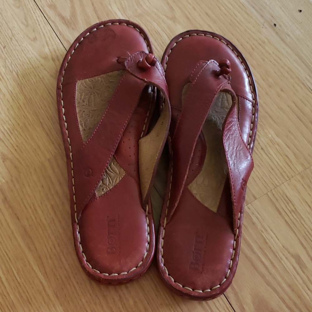 Red Born Sandals - Picture 1 of 3